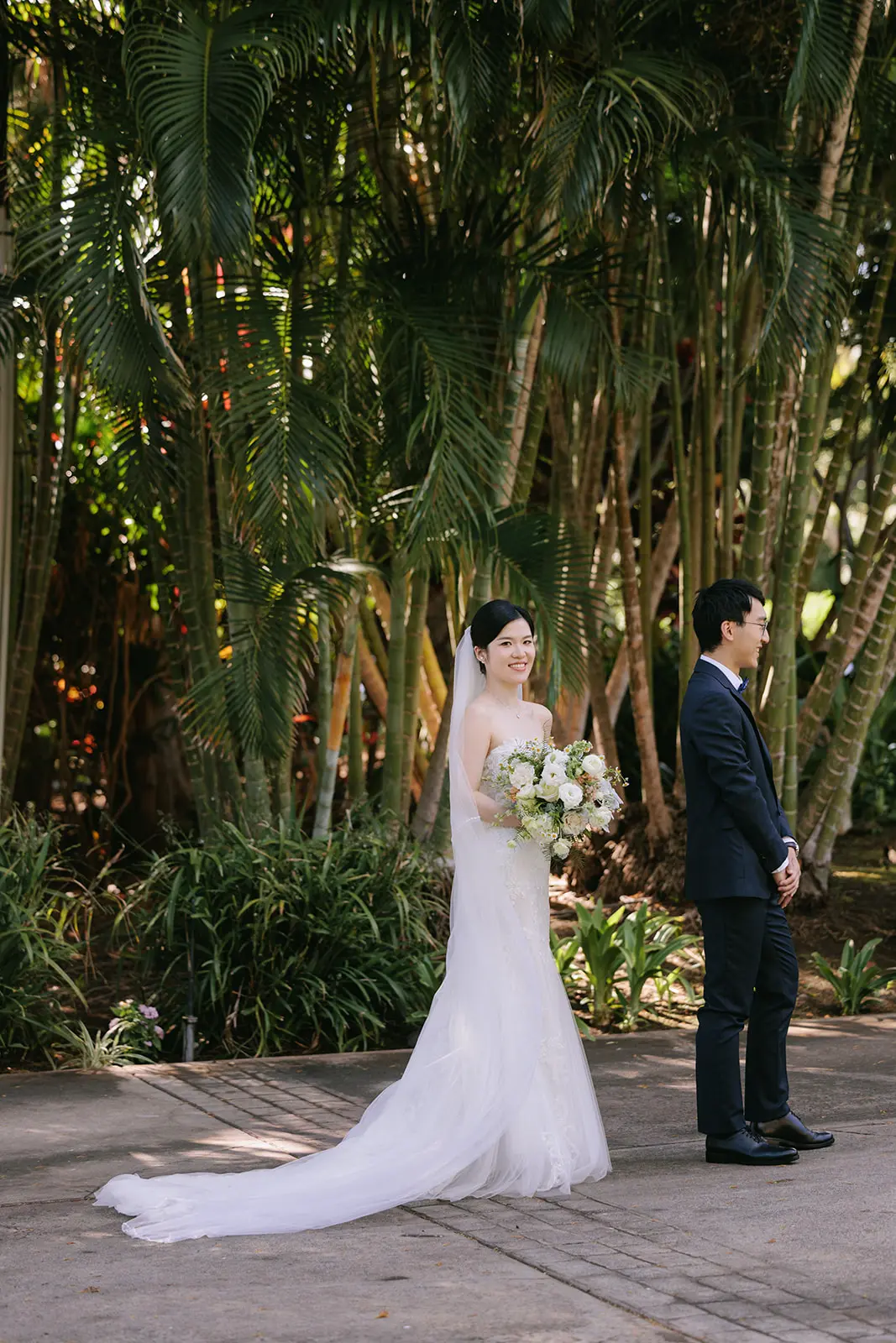 First Look Wedding Photography Maui, First Look Wedding