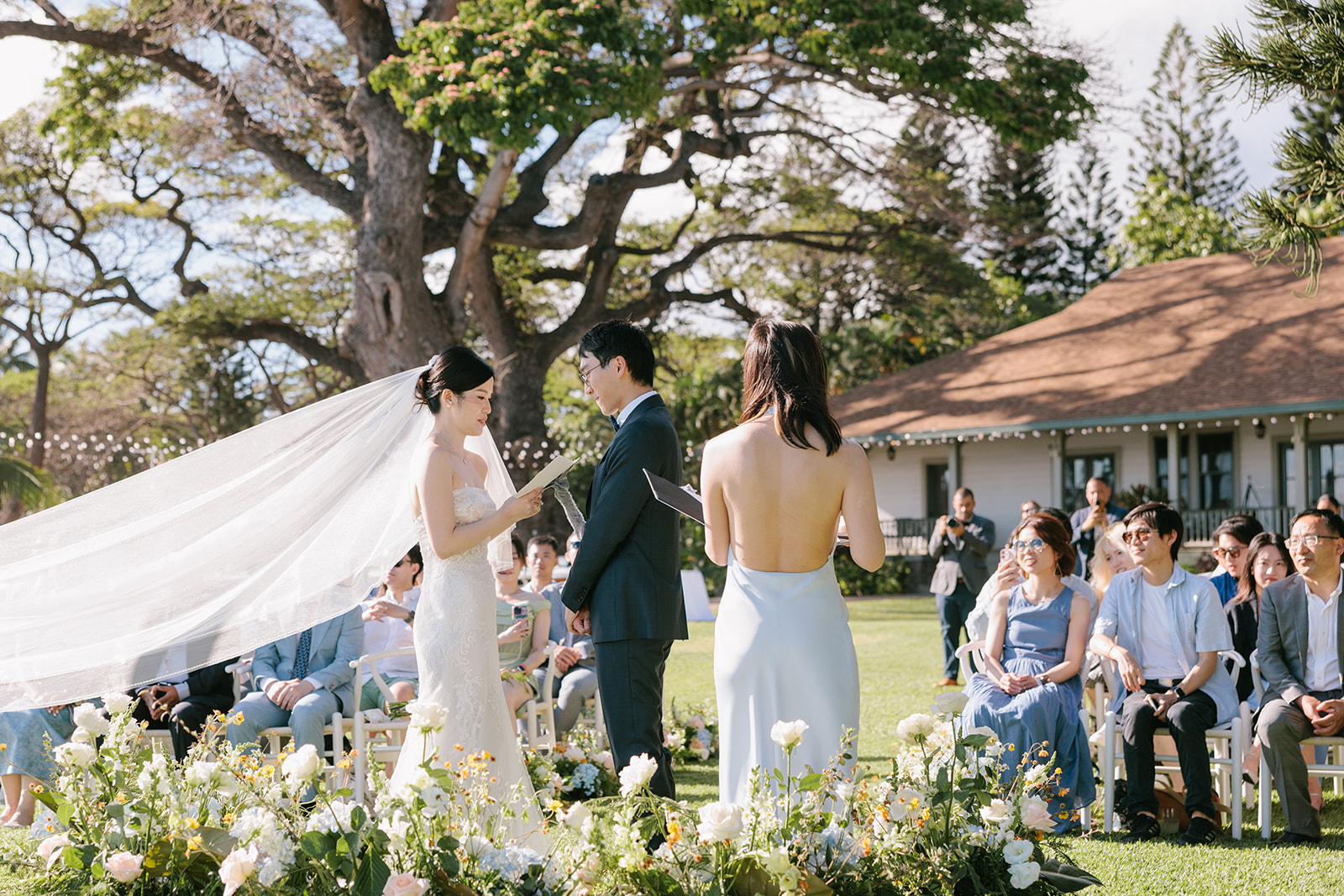 First Look Wedding Photography Maui, First Look Wedding