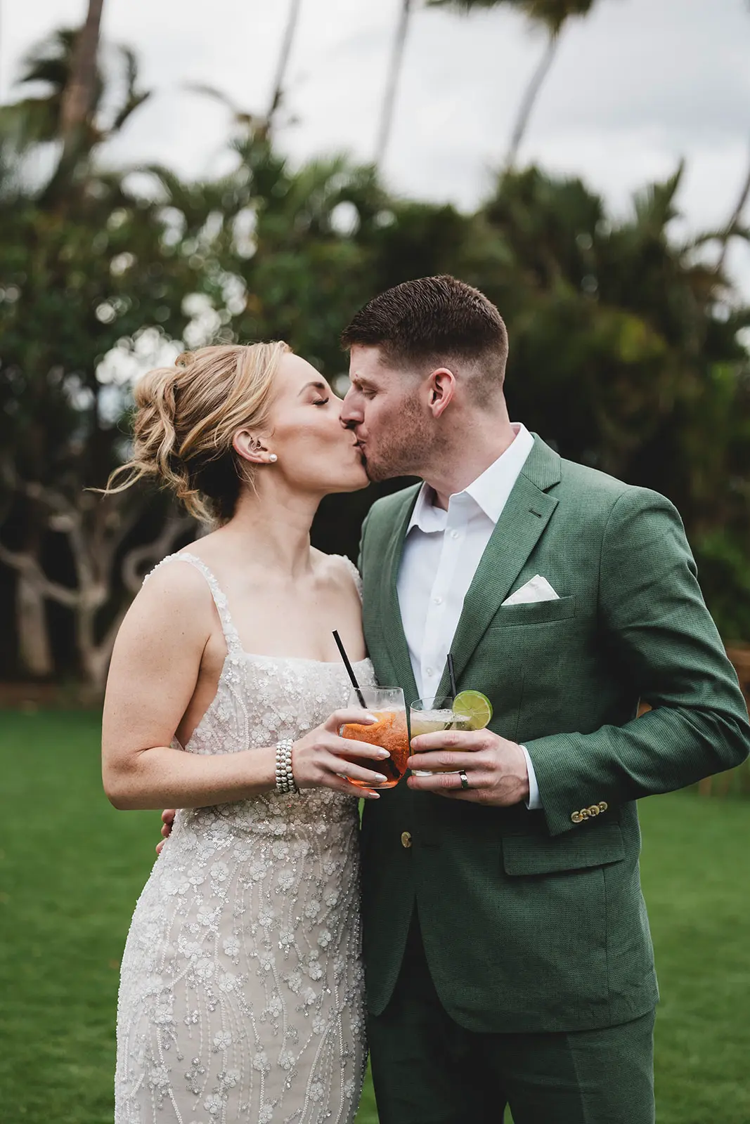 Signature Drinks at Maui Destination Wedding