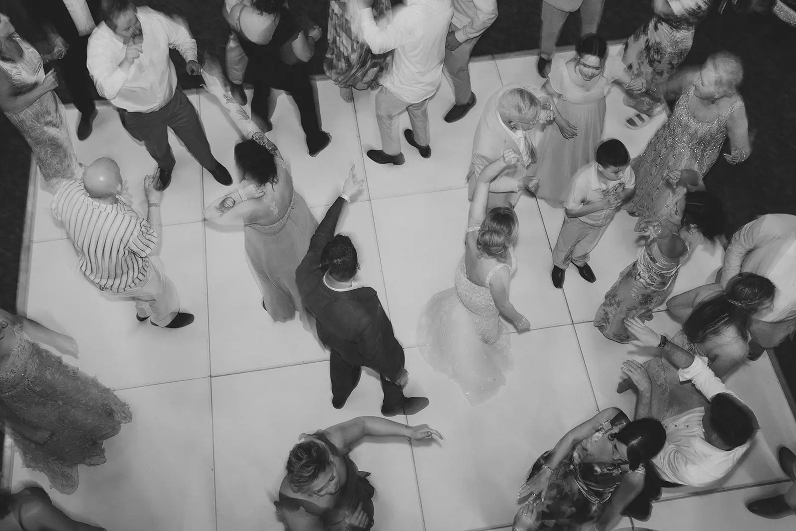 Fun Props on the Dance Floor for Wedding Guest Experience