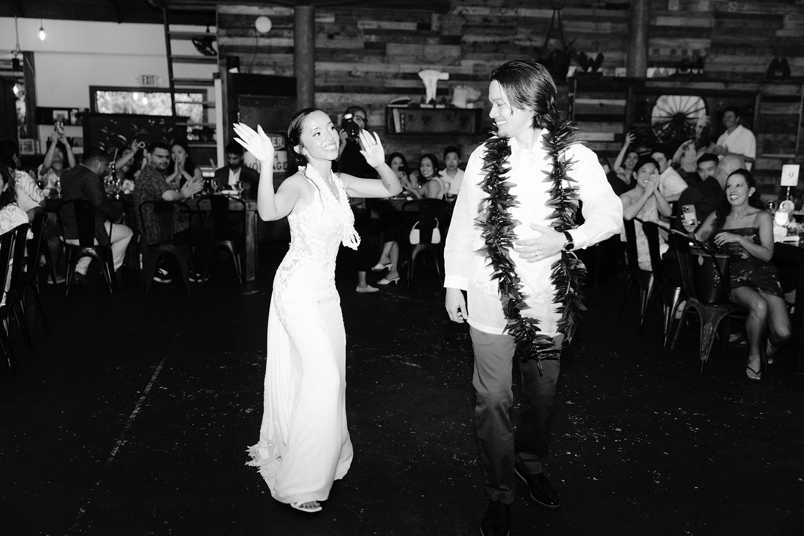 Fun Wedding Reception at Maui Tropical Plantation